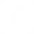 Der Buschstabe F, steht für Facebook. Farbe weiß. Handzeichung